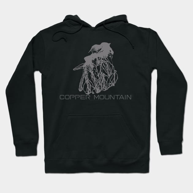 Copper Mountain Resort 3D Hoodie by Mapsynergy